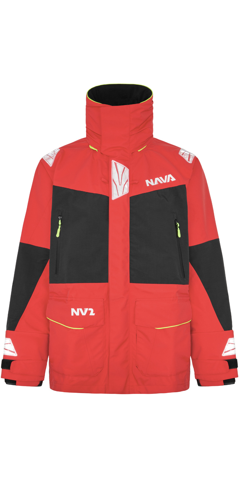 2025 Nava Performance Mens NV2 Sailing Jacket NAVANV2J01 - Red